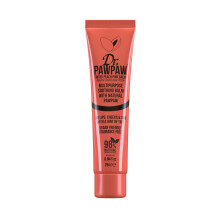 Dr.PAWPAW Balsamo naturale multiuso colorato rosa pesca, senza profumo, per idratare labbra, pelle, capelli, cuticole, unghie e rifinitura di bel