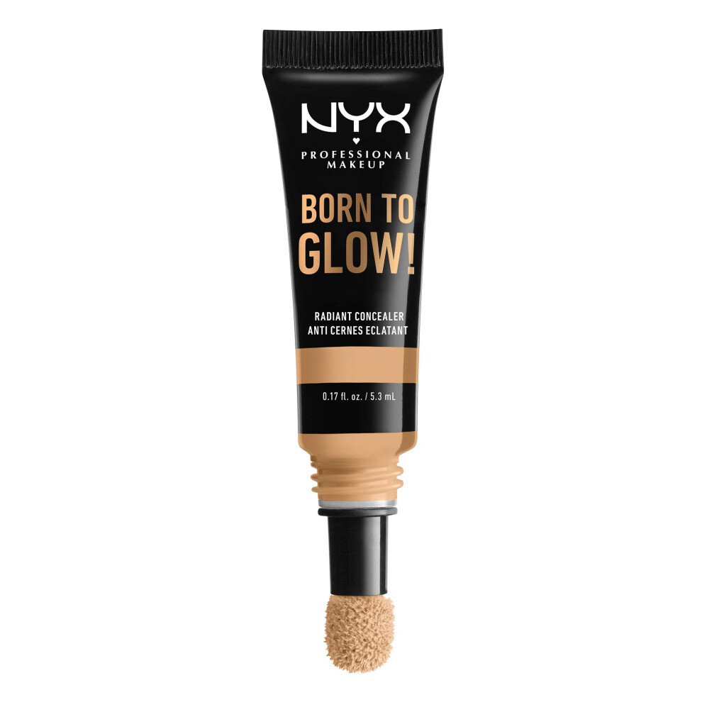 NYX PROFESSIONAL MAKEUP Born To Glow Radiant Concealer, Medium Coverage - True Beige