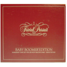 Trivial Pursuit Baby Boomer Edition Subsidiary Card Set For Use With the Master Game - Genus Edition