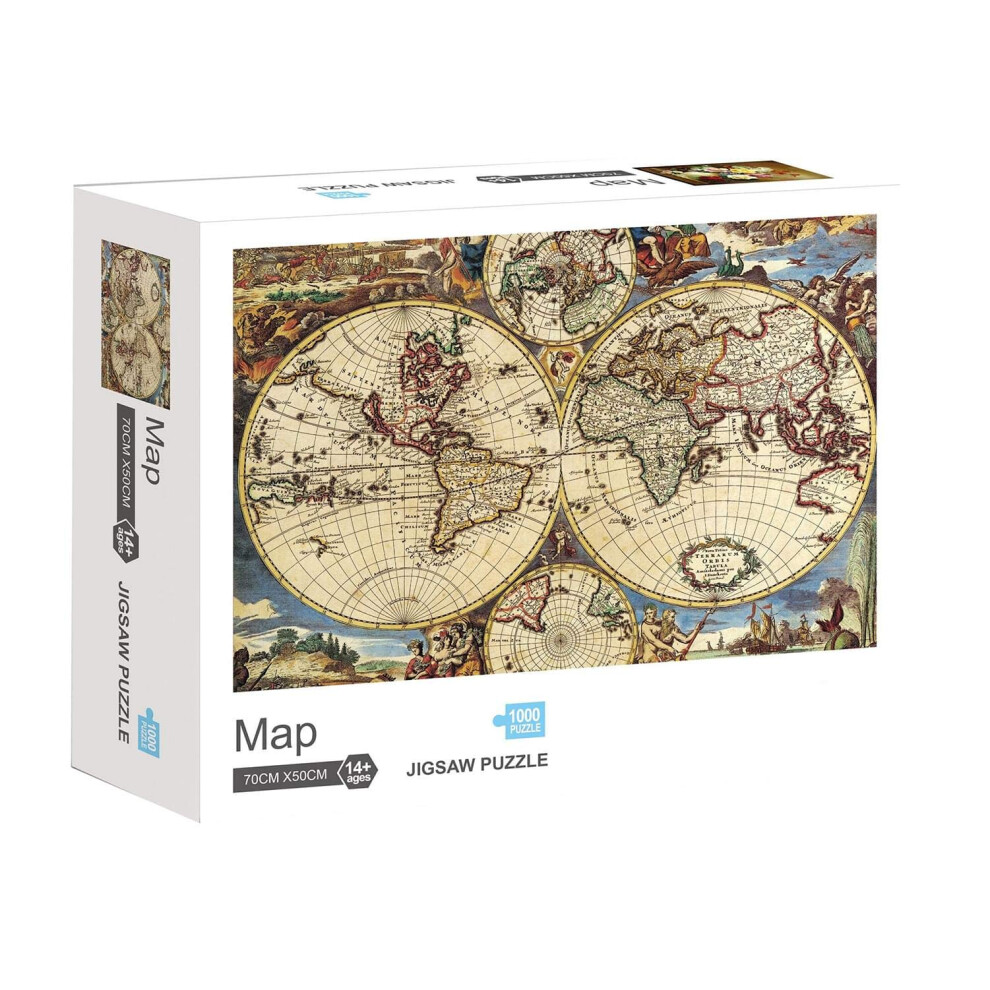 Photos - Jigsaw Puzzle / Mosaic Map 1000 Piece Jigsaw Puzzle SA046669