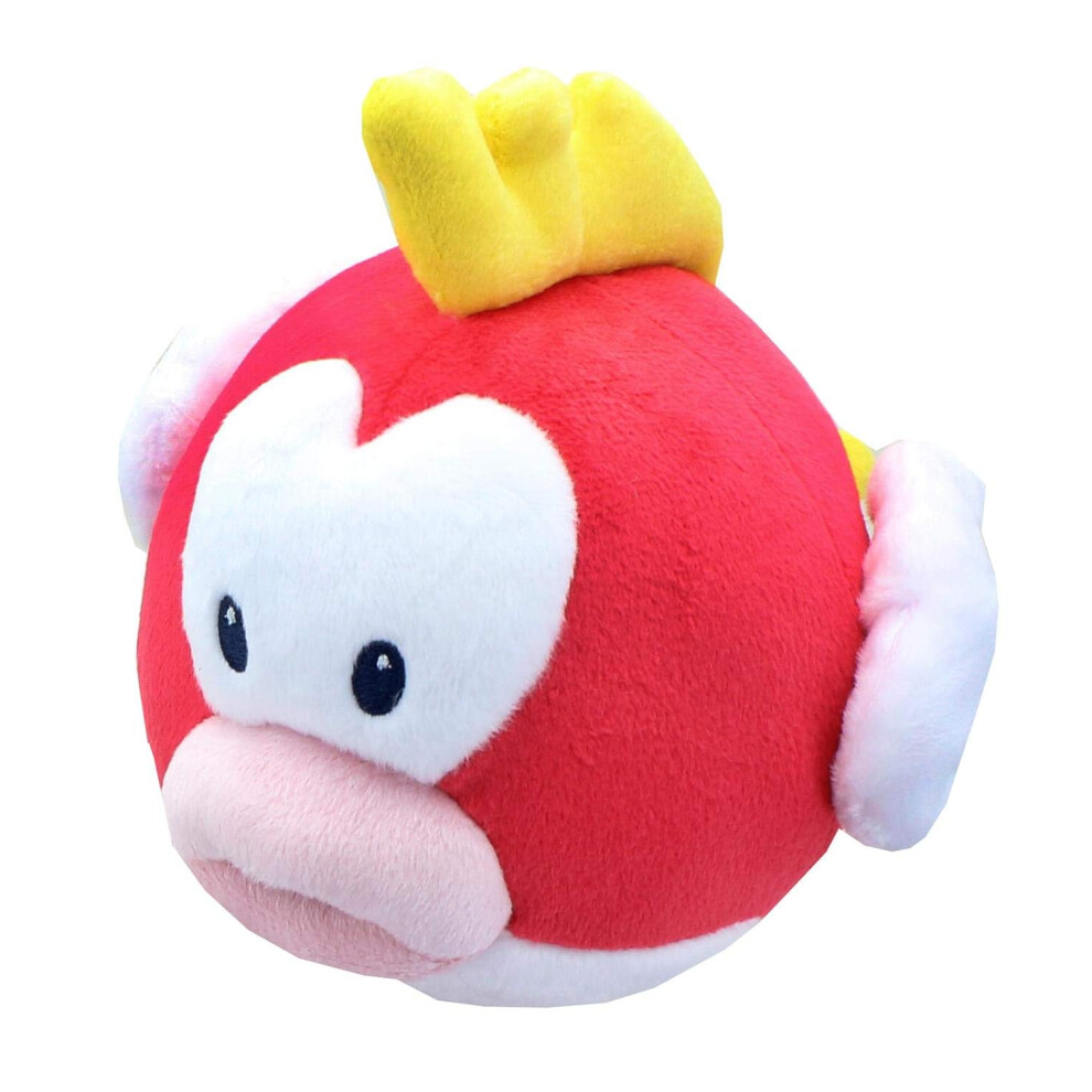 Photos - Other Toys Little Buddy Super Mario All Star Collection 1595 Cheep Stuffed Plush, 5"", Multicolor