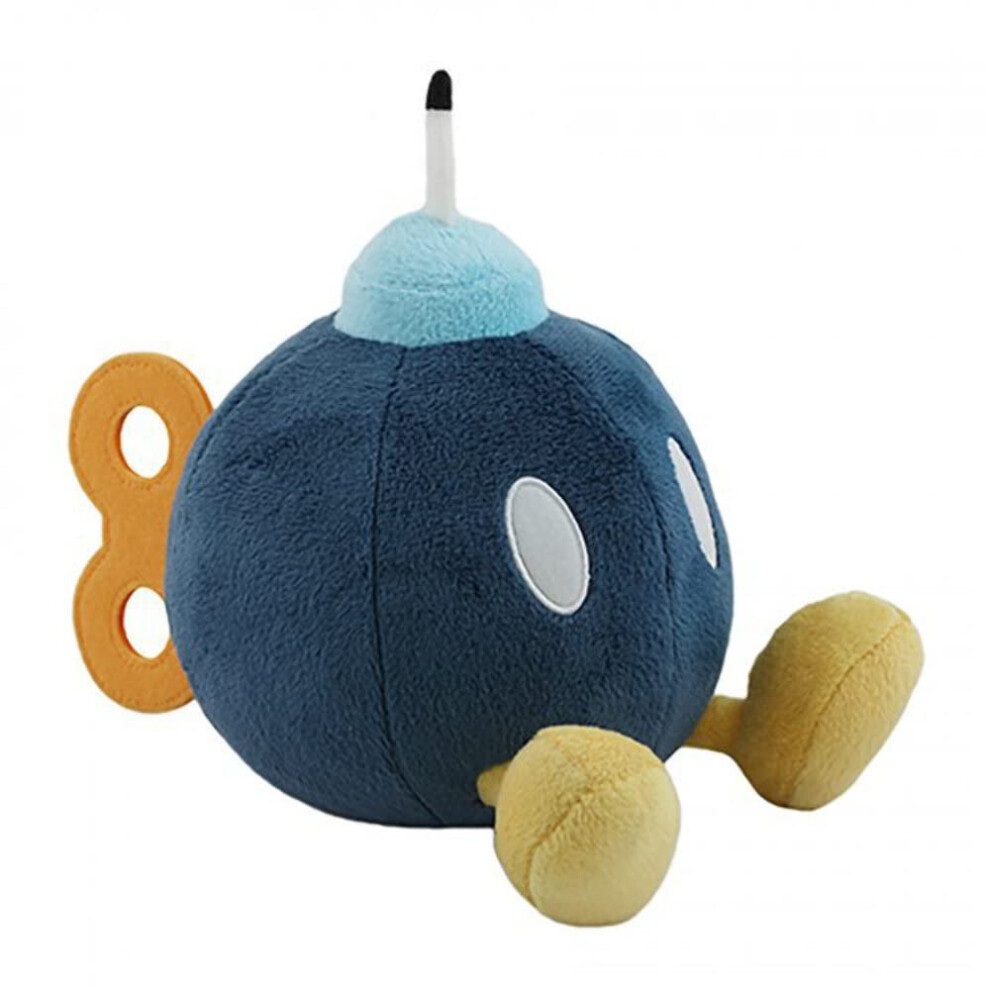 Photos - Action Figures / Transformers Little Buddy Super Mario All Star Collection 1429 Bob Omb Stuffed Plush, 5"""""", Multicolor
