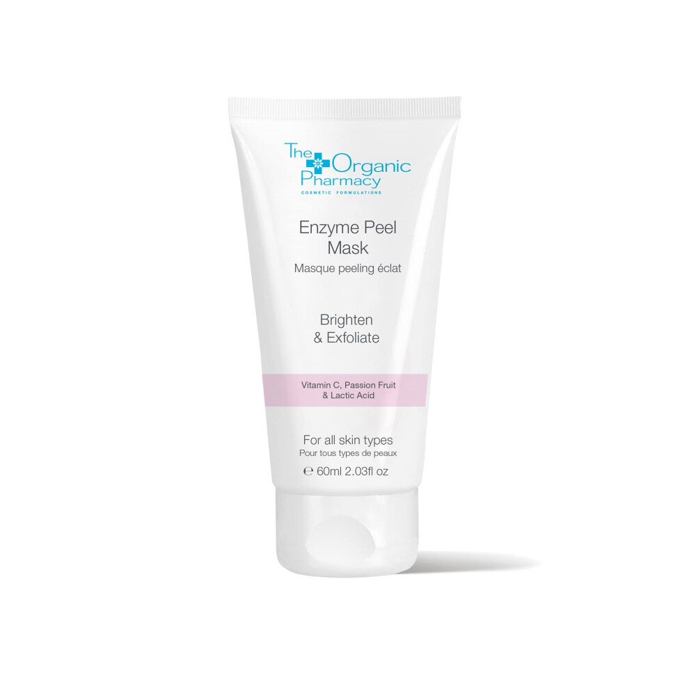 The Organic Pharmacy Enzyme Peel Mask With Vitamin C & Papaya Nourishes Skin While Exfoliating To Reduce Acne And Fine Lines 2.03 Fl. Oz. / 60 Ml