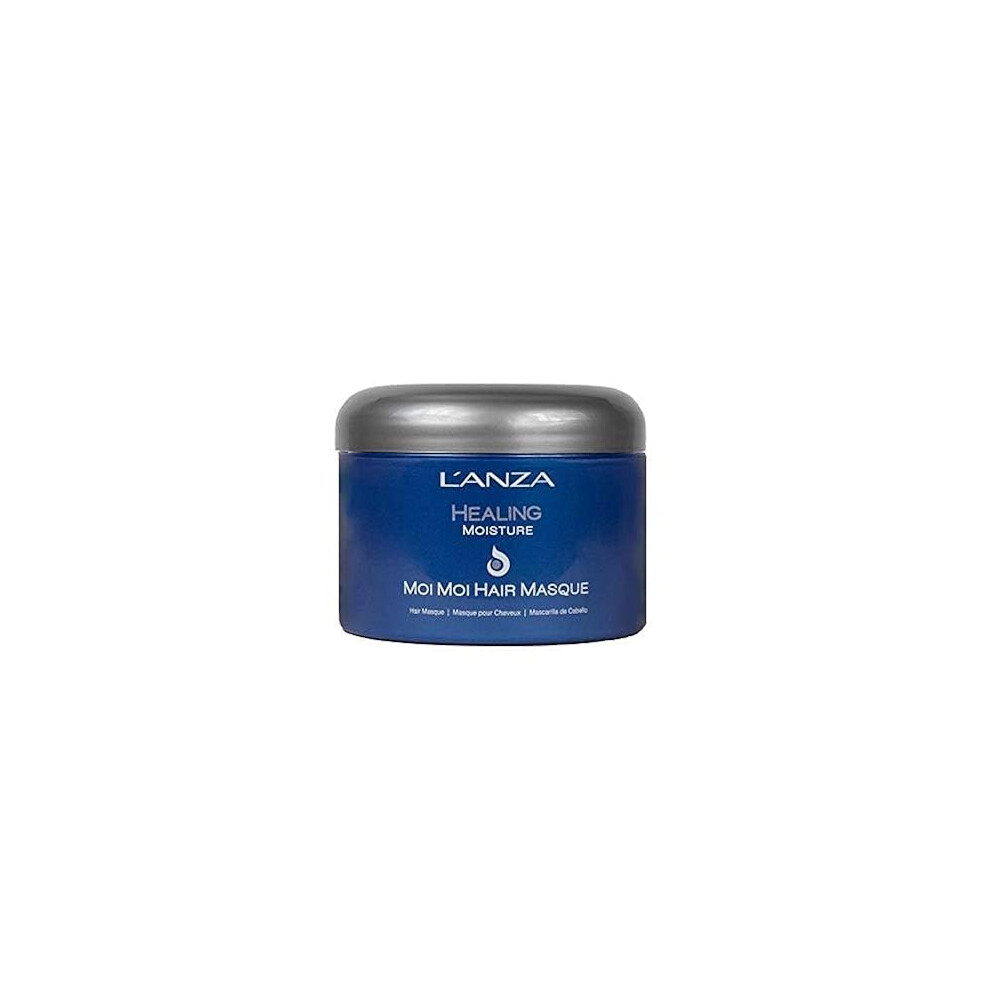 L'ANZA Healing Moisture Moi Moi Hair Masque, Moisturizes and Refreshes Dry and Coarse Hair, Rich With Bamboo Codifying Complex, Sulfate-free, Paraben-