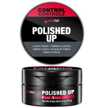 SexyHair Style Polished Up Pomade 2.5 Oz | Classic Polished Styles | Adds Shine | Washes Out Easily