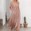 (PINK, One_size) Solid Color Short Sleeve Drawstring Hoodie Dress 1