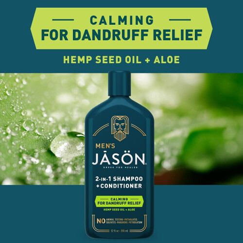 Jason Heren kalmerende 2-in-1 shampoo en conditioner 12 oz 2