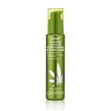 GIOVANNI Hemp Hydrating Leave-In Conditioning Styling Elixir- Hemp Seed Oil, Aloe Vera, Frankincense, Helps Detangle Hair, No Parabens, Color Safe, Fo