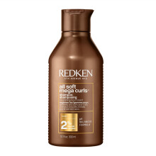 REDKEN Alle zachte Mega Curls Shampoo | Voor extreem droog haar | Sulfaatvrije shampoo | Voor krullend en krullend haar | Voedt en verzacht ernstig d