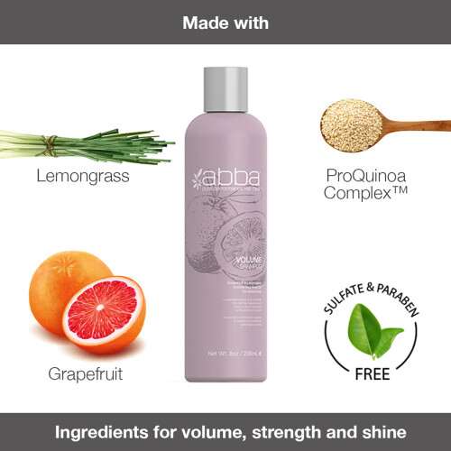 Shampooing ABBA Volume Pamplemousse et Citronnelle 237 ml 2