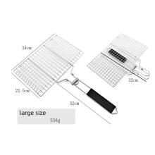 304 Stainless Steel BBQ Mesh Non Stick Grilling