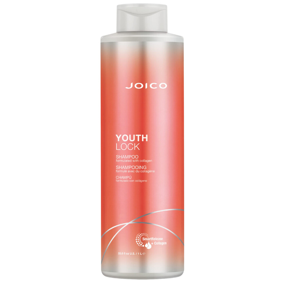 Joico Youthlock Shampoo Formulated With Collagen | Youthful Body & Bounce | Reduce Breakage & Frizz | Soften & Detangle Hair | Boost Shine | Sulfate F