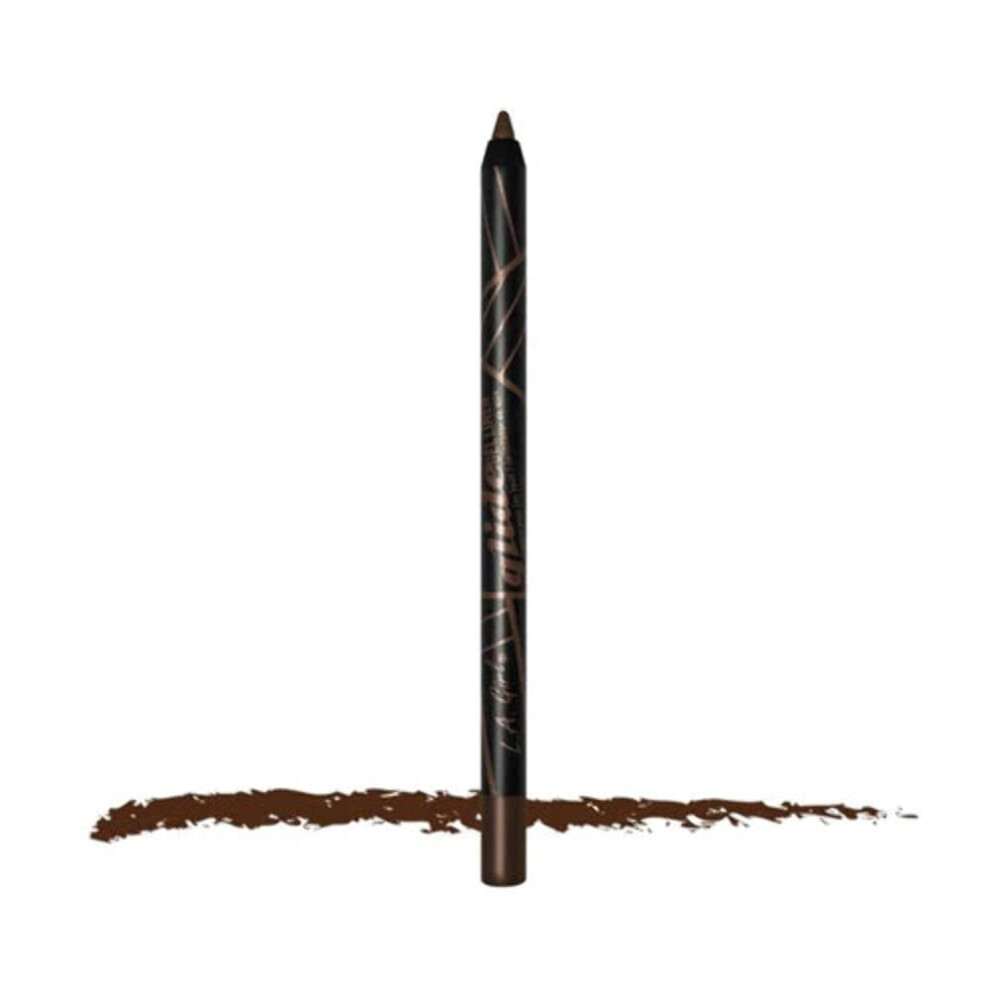 L.A. Girl Glide Gel Eyeliner Pencil, Dark Brown GP354