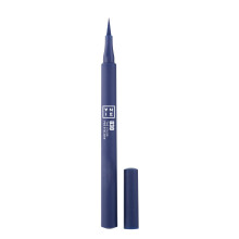 3ina The Color Pen Eyeliner 830 - Ultra Fine Tip 14H Dark Blue Longwear Liquid Liner - Vibrant Color, Matte, Smudgeproof, Flake Proof Eye Makeup - Cru