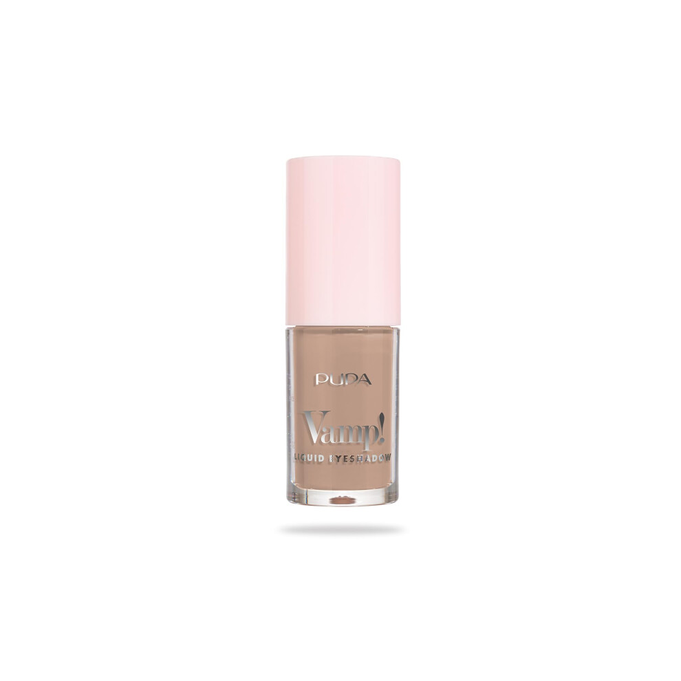 Pupa Milano Vamp! Liquid Eyeshadow - Shimmer Finish, Ultra-Adherent, and Lightweight - Ophthalmologically Tested - 007 Hazel - 0.13 oz