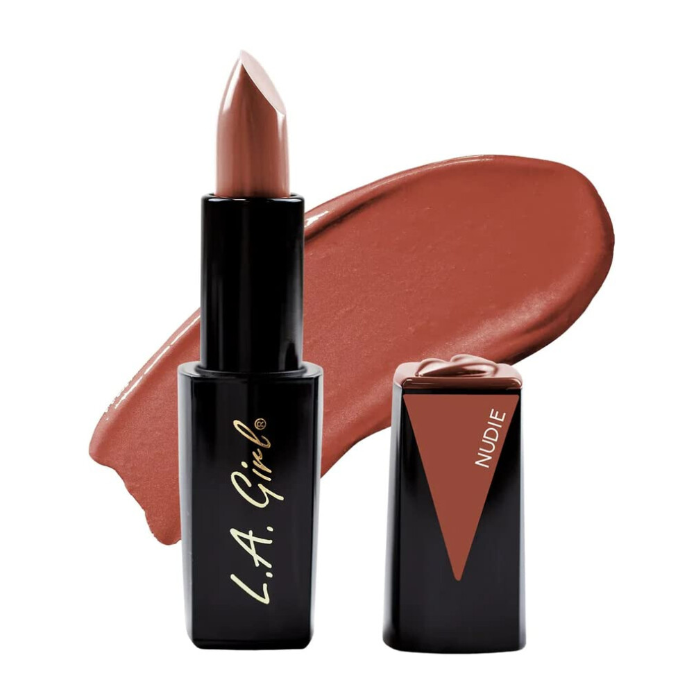 L.A. Girl Lip Attraction Lipstick, Nudie GLC581