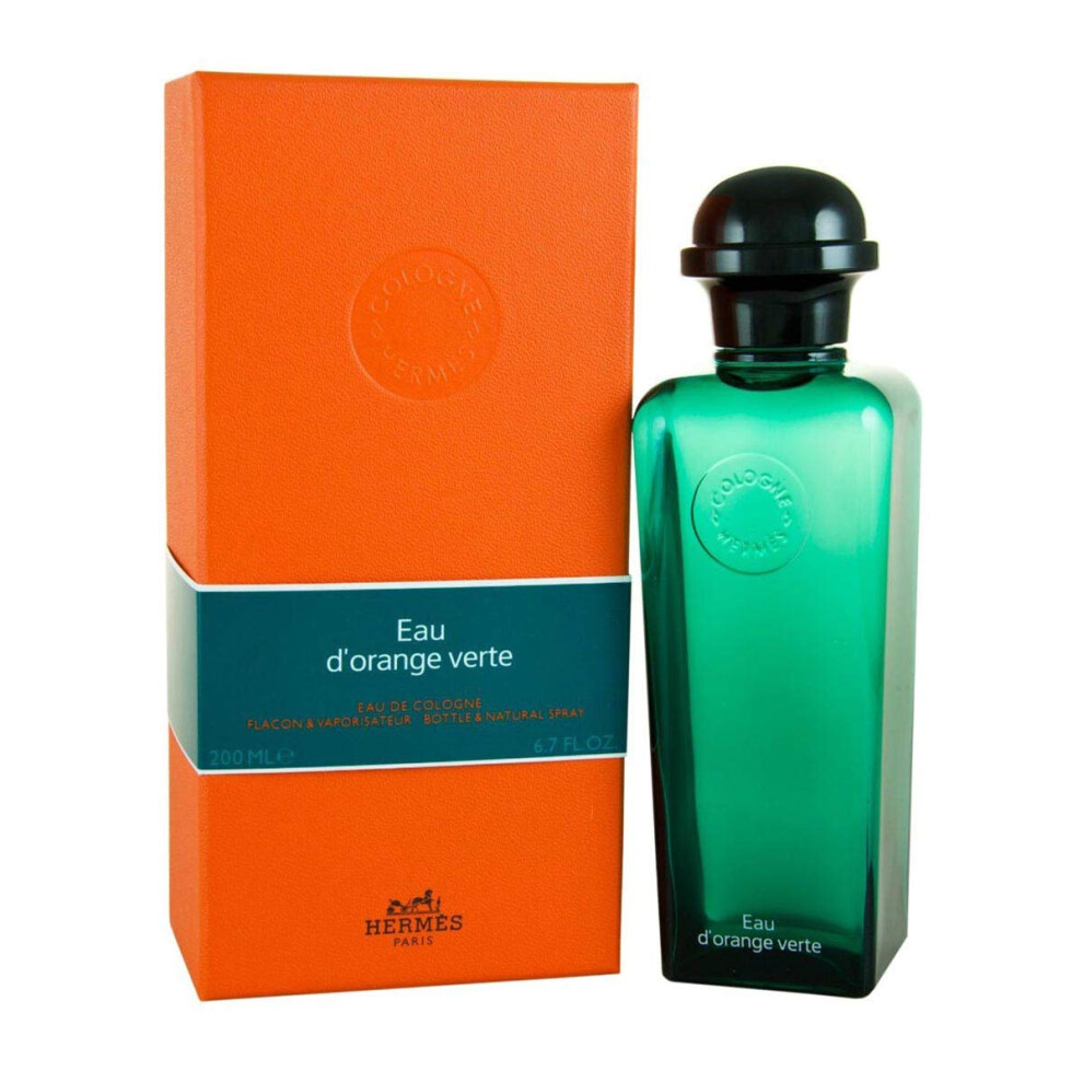 Hermes Eau d'Orange Verte Unisex Eau De Cologne Spray, 6.7 Ounce