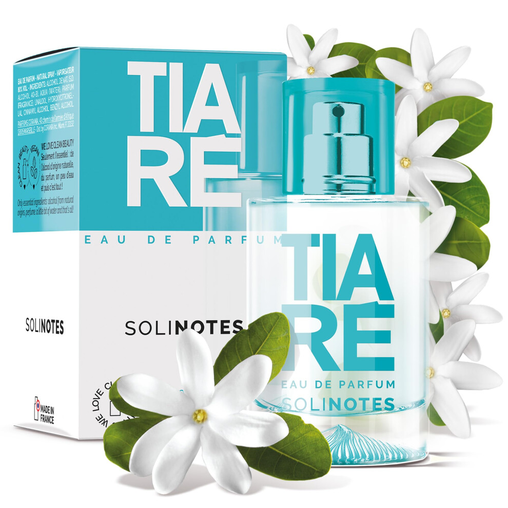 Solinotes Tiare Solinotes Tiar Perfume For Women - Eau De Parfum | Delicate Floral And Soothing Scent - Made In France - Vegan - 1.7 Fl.oz