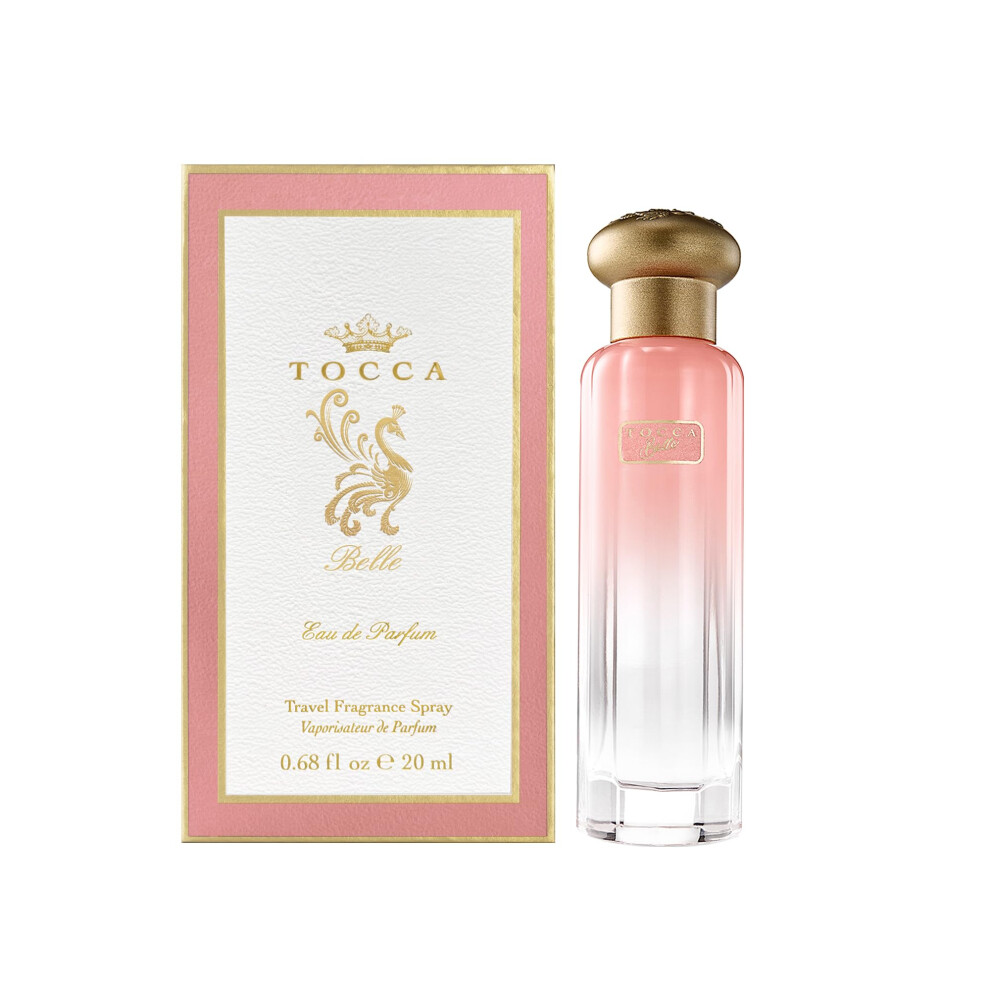 Tocca Grain/White Women's Eau De Parfum Belle - Fresh Floral Italian Bergamot Petit And Freesia - Hand-Finished Bottle 0.68 Oz. (20 Ml)