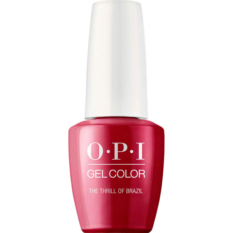 OPI GelColor, The Thrill of Brazil, Red Gel Nail Polish, 0.5 fl oz