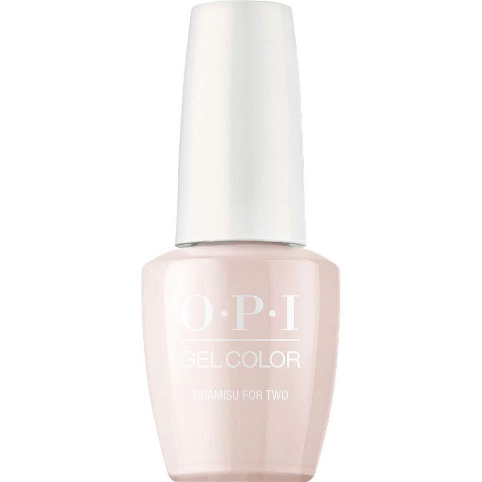 OPI GelColor, Tiramisu for Two, Nude Gel Nail Polish, Venice Collection, 0.5 fl oz
