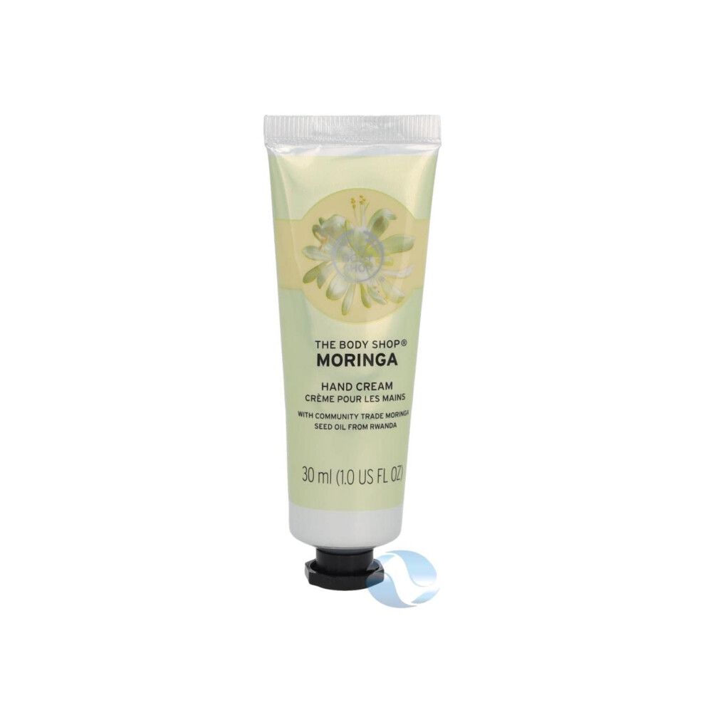 The Body Shop Moringa Hand Cream    Floral Fragrance, On-the-Go Hydration & Protection    1.0 oz