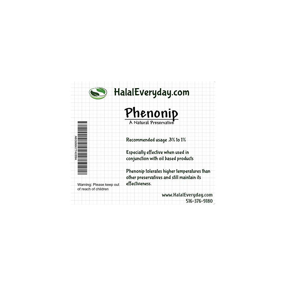 Saaqin Phenonip 8Oz - Conservante Utilizado Para Loci N, Crema, B Lsamo Labial O Manteca Corporal 8 Oz - Conservante Suficiente Para Soportar Apr-image
