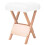 VidaXL vidaXL Massage-Klapphocker 12 cm dicker Sitz Weiß 1