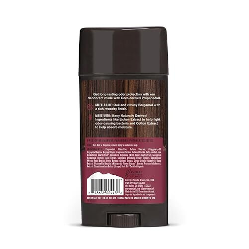 EVERY MAN JACK Crimson Oak Deodorant Stick, 3 OZ 1
