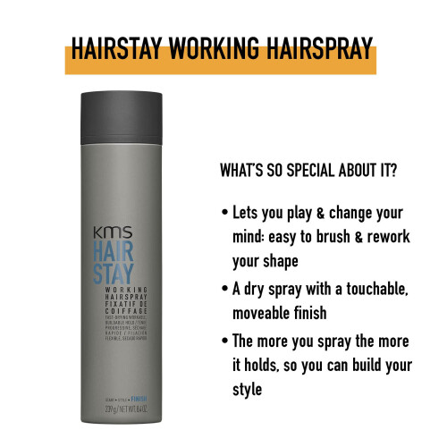 KMS KMS Frisay Working Spray 7,7 oz 2
