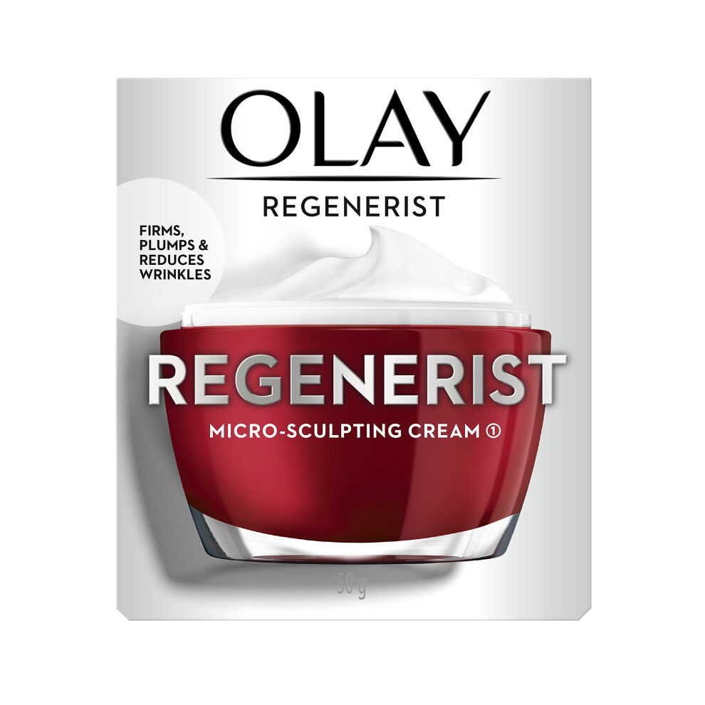 Photos - Cream / Lotion Olay Regenerist Micro-Sculpting Cream, Anti Aging Moisturizer,1.7 oz Cream 249904
