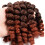 Cabelo de Crochê Curto Jamaican Bounce 5 Pacotes 2X Anéis Cabelos Cacheados 8 Polegadas 5