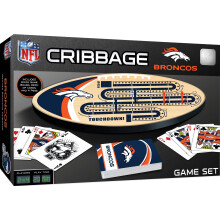 MasterPieces NFL Denver Broncos Cribbage Game Set