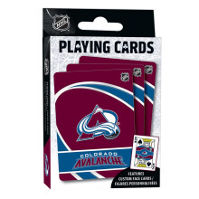 MasterPieces Family Games - NHL Colorado Avalanche-spillekort - Officielt licenseret spillekortspil til voksne b?rn og familie