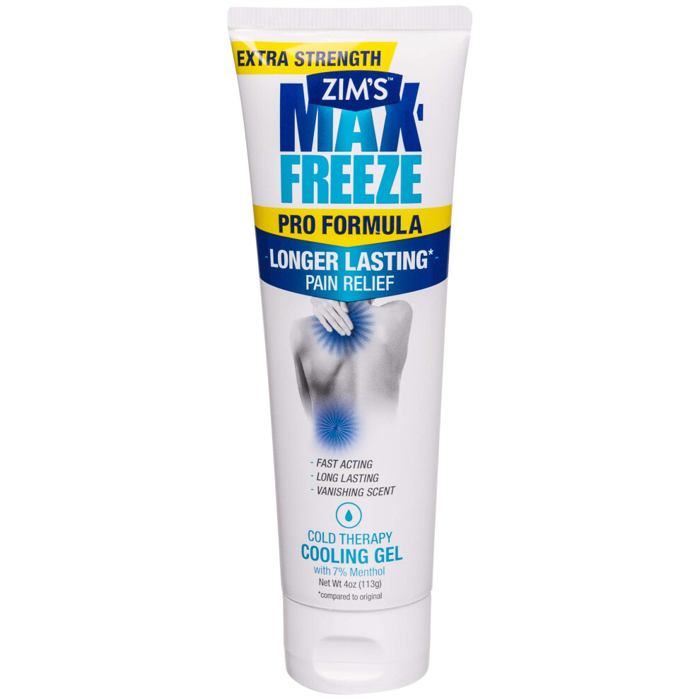 Zim s Max Freeze Pro Formula Gel  4 Ounce
