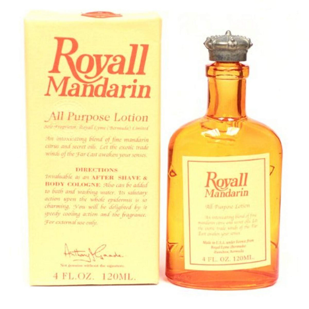 Royall Fragrances Royall Mandarin By For Men - 4 Oz Lotion Spray