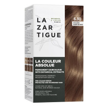 Lazartigue, Permanent Hårfärg med Botaniska Extrakt, 6.30 Golden Dark Blond, 1 Användning