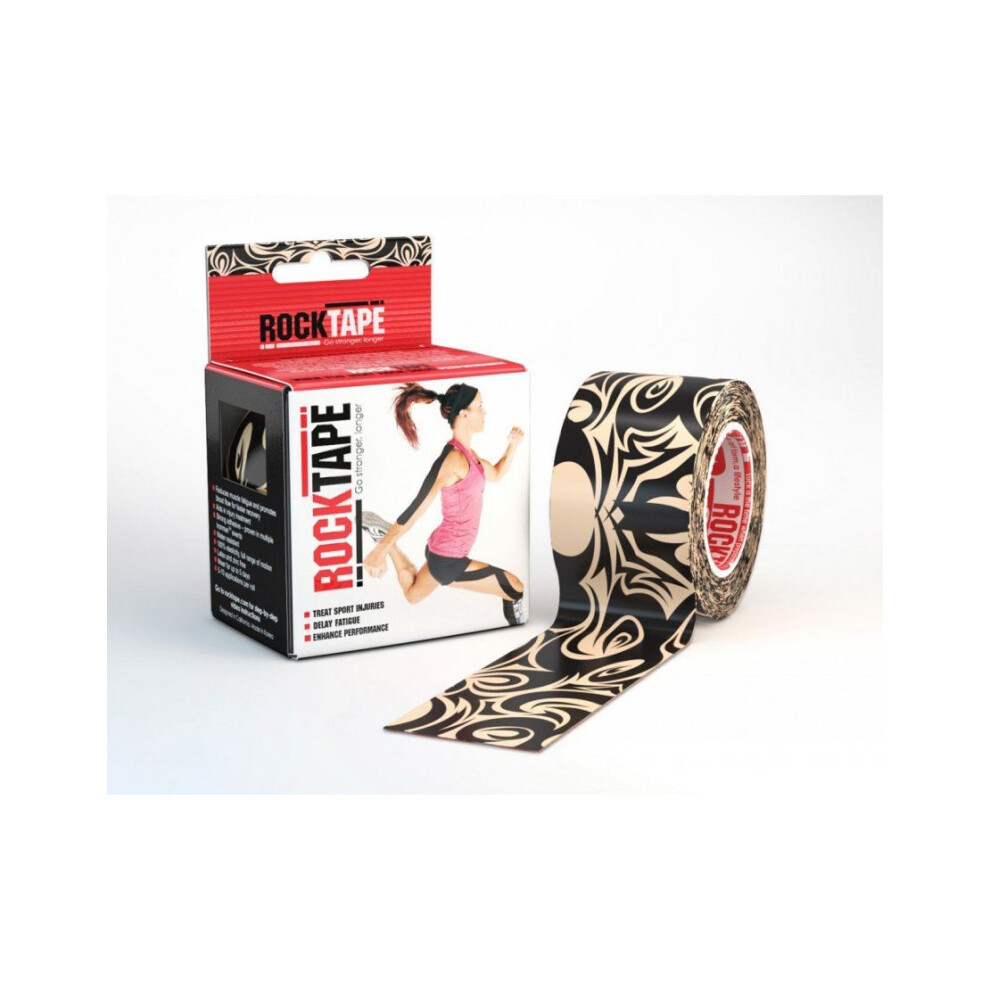 Rotolo Con Motivo Nastro Kinesiologico Adesivo Forte Rocktape-image