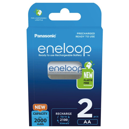 Panasonic Rechargeable batteries PANASONIC ENELOOP AA 2000 mAh 2 szt (BK-3MCDE/2CP)