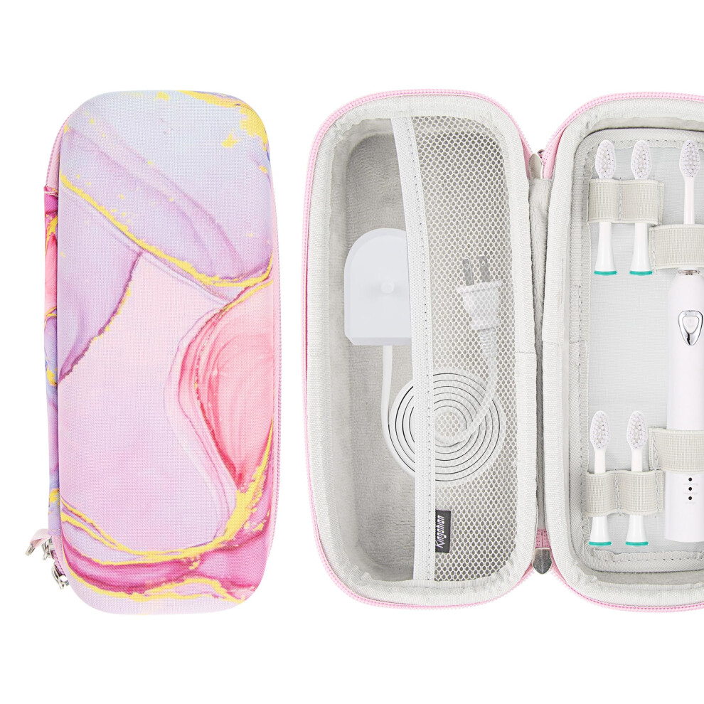 Kingshion Toothbrush Travel Case Compatible With Oral-B Pro 1000, 2000, 3000, 3500, 1500/ For Philips Sonicare Protectiveclean 4100 5100 Electric