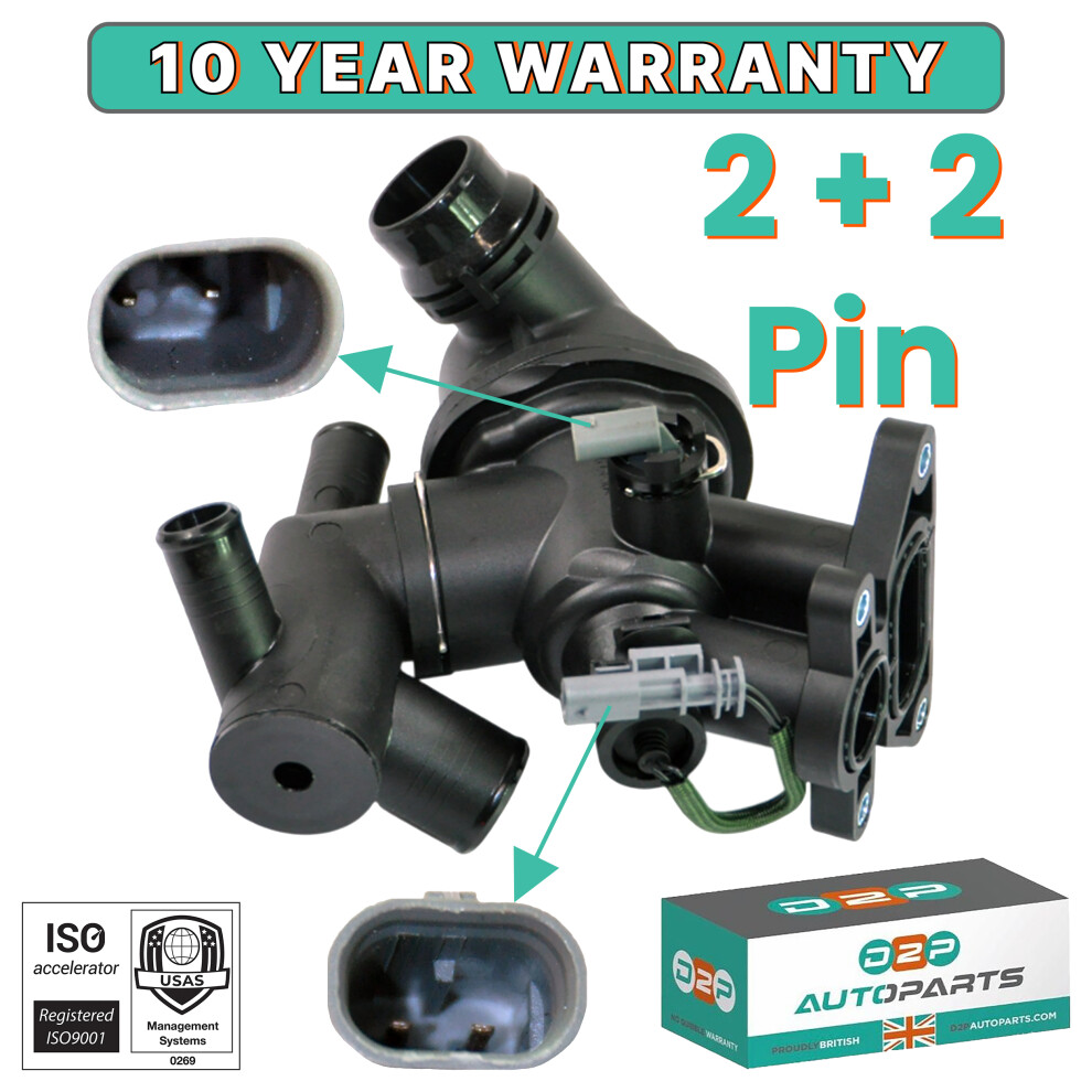 THERMOSTAT COOLANT HOUSING 04E121116C, 04C121004E, 04C121004F, 04C121004J - Image 6