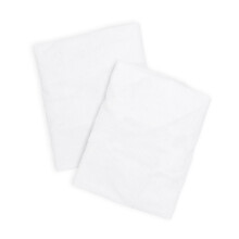 Ti TIN - Set of 2 Cotton Mattress Protectors for a Baby Crib, 35x75 cm | Terry Cloth, Waterproof, Breathable, Adjustable with Elastic Band,