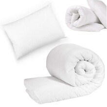 AMBERLINNEN LTD Anti Allergy Junior Baby Toddler Cot Bed Duvet And Pillow Bedding Set (4.5Tog Duvet & Pillow)
