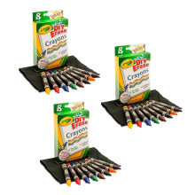 3 kpl 8 Crayola-kuivapyyhitt v v riliitua Maven Gifts -pakkauksessa