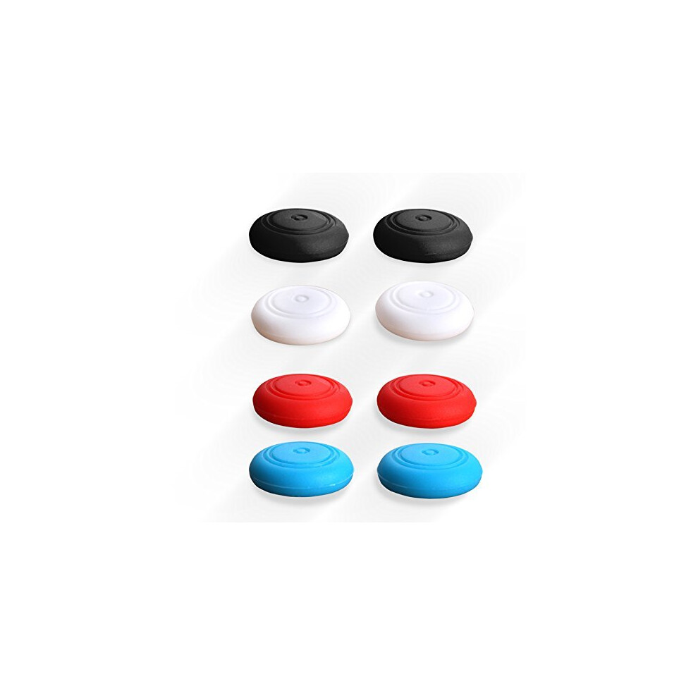 4 Pairs Silicone Thumb Grip Stick Caps Gamepad Analog Joystick Replacement For Nintendo Switch Ns Joycon Thumbstick 612677087873