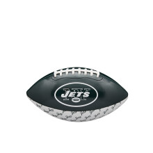 Balón de fútbol NFL Atlanta Falcons, logo del equipo, negro, tamaño mini