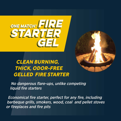 One Match Gel Fire Starter 16 fl. oz. 2