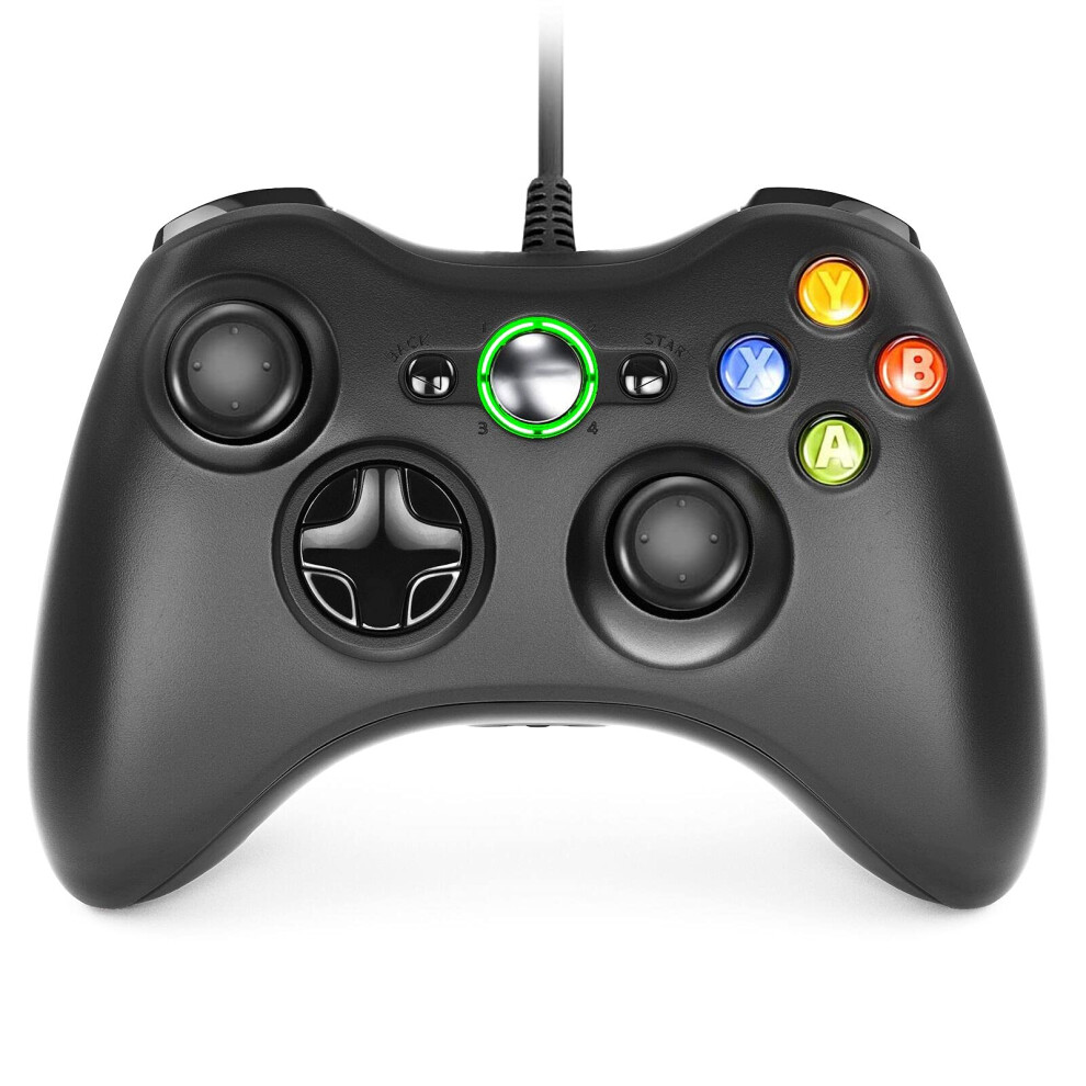 Photos - Gamepad Dhaose Xbox 360 controller, Game Controller USB Wired PC Joystick  for Xbox 360,Improved Ergonomic Design Controller,