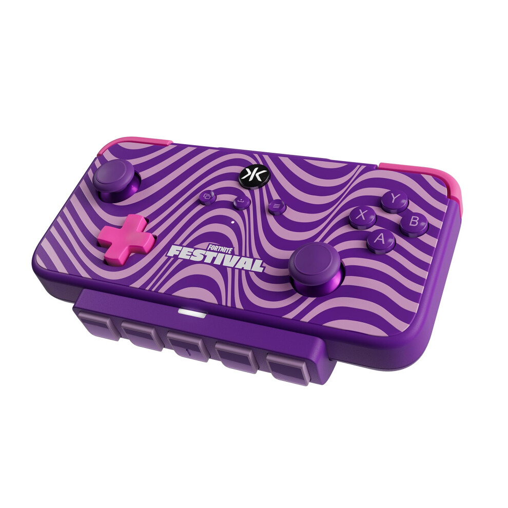 Crkd Neo S Controller Wave For Nintendo Switch, Pc, Mobile, Smart Tv (Fortnite Festival Edition) Purple 850052138714