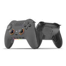 SCUF ENVISION PRO Wireless PC Only Gaming Controller - Five Remappable G-Keys - Remappable Back Paddles - Instant Triggers - iCUE Compatible - Steel